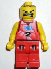 LEGO Minifigure-NBA player, Number 2-Sports / Basketball-NBA028-Creative Brick Builders